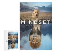 Puzzle Per Adolescenti 1000 PCS Mindset Is Everything Lion Puzzle Per Adolescenti Sfida Difficile Allena La Tua Mente E Le Tue Mani Rompicapo Giochi Per Famiglie 1000 PCS