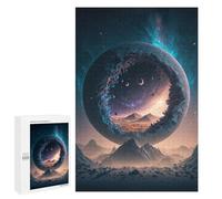 Puzzle Per Adolescenti 1000 PCS Moon with Hidden Landscape Puzzle Per Adulti Giochi Rilassanti Per Divertimento in Famiglia Regali Di Natale E Compleanno 1000 PCS