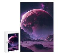 Puzzle Per Adolescenti 1000 PCS Moonlit Desert Landscape Puzzle Per Adulti, Gioco Rompicapo, Decorazione Perfetta, Divertimento A Casa, Attività, 1000 PCS