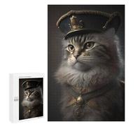 Puzzle Per Adolescenti 1000 PCS Napoleon Dress Cat Puzzle Per Adolescenti Giocattoli Antistress Assemblaggio Di Modelli Regali Unici Per Compleanno E Natale 1000 PCS
