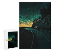 Puzzle Per Adolescenti 1000 PCS Night Drive on Winding Road Puzzle, Gioco Rompicapo, Regalo Di Compleanno, Attività Divertenti Da Fare A Casa, 1000 PCS
