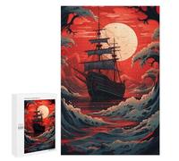 Puzzle Per Adolescenti 1000 PCS Ocean Storm Adventure -1 Puzzle Per Adolescenti Migliora La Memoria Per Compleanno, Natale Bellissimo Gioco Dal Design 1000 PCS