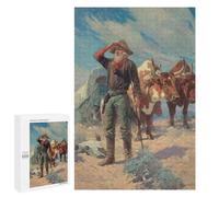 Puzzle Per Adolescenti 1000 PCS Old Man Looking For A Road Puzzle Per Adulti Giochi Rilassanti Assemblaggio Di Modelli Interazione Genitore-figlio 1000 PCS