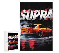 Puzzle Per Adolescenti 1000 PCS Orange Supra Car Art Puzzle Per Adolescenti Giochi Rilassanti Assemblaggio Di Modelli Regali Unici Per Compleanno E Natale 1000 PCS