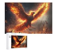 Puzzle Per Adolescenti 1000 PCS Phoenix Rising A Fiery Ascension Puzzle Divertenti Da Assemblare, Modelli, Regali Unici Per Compleanno E Natale 1000 PCS