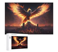 Puzzle Per Adolescenti 1000 PCS Phoenix Rising A Fiery Awakening -1 Puzzle Per Adulti Giochi Rilassanti Ma Divertenti E Umoristici Sfida Da Completare 1000 PCS