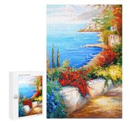 Puzzle Per Adolescenti 1000 PCS Puzzle Bright Day by The Sea Puzzle Per Adulti Giocattoli Antistress Sfida Difficile Regali Unici Per Compleanno 1000 PCS