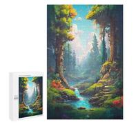 Puzzle Per Adolescenti 1000 PCS Puzzle Enchanted Pixel Grove Puzzle Per Adulti Gioco Per Famiglie Un'opera D'arte Per Compleanno, Natale 1000 PCS