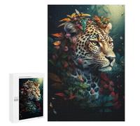 Puzzle Per Adolescenti 1000 PCS Puzzle Fantasy Magic Leopard Puzzle Per Adulti Gioco Per Famiglie Un'opera D'arte Per Compleanno, Natale 1000 PCS