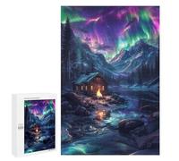 Puzzle Per Adolescenti 1000 PCS Puzzle Nordic Aurora Borealis Puzzle Per Adulti Giocattoli Antistress Sfida Difficile Regali Unici Per Compleanno 1000 PCS