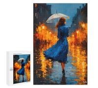 Puzzle Per Adolescenti 1000 PCS Rain And Amber - Walking Through The Memory Lights Puzzle Per Adulti Giochi Rilassanti Analisi E Logica Divertimento Attività A Casa, 1000 PCS