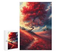 Puzzle Per Adolescenti 1000 PCS Red Maple Fantasy Landscape Puzzle Per Adolescenti Sfida Difficile Allena La Tua Mente E Le Tue Mani Rompicapo Giochi Per Famiglie 1000 PCS