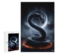 Puzzle Per Adolescenti 1000 PCS Serpent of The Veil - Flamebound Lunar Coil Puzzle Per Adulti Giochi Divertenti Perfetto Per Decorare E Fare Regali A Tutta La Famiglia 1000 PCS
