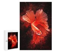 Puzzle Per Adolescenti 1000 PCS Siamese Fighting Fish Puzzle Per Adolescenti Giocattoli Antistress Assemblaggio Di Modelli Regali Unici Per Compleanno E Natale 1000 PCS