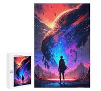 Puzzle Per Adolescenti 1000 PCS Silhouette Before Cosmic Wonder Puzzle Divertenti Da Assemblare, Modelli, Regali Unici Per Compleanno E Natale 1000 PCS