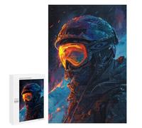 Puzzle Per Adolescenti 1000 PCS Snow Storm Skier Puzzle Per Adulti Giochi Rilassanti Sfida Difficile Attività Divertenti A Casa 1000 PCS
