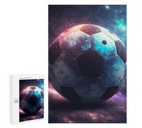 Puzzle Per Adolescenti 1000 PCS Space Soccer Ball Puzzle Per Adulti, Gioco Rompicapo, Decorazione Perfetta, Divertimento A Casa, Attività, 1000 PCS