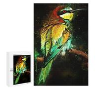 Puzzle Per Adolescenti 1000 PCS Splatter Birds Watercolor Puzzle Per Adulti Gioco Rompicapo Difficile Difficile Unico Compleanno E Regali 1000 PCS