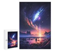Puzzle per Adolescenti 1000 PCS Starfall Twilight Scene Puzzle per Adulti Giochi Rilassanti Sfida Difficile Sfida Educativa 1000 PCS