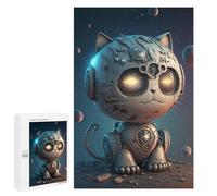 Puzzle Per Adolescenti 1000 PCS Steampunk Cat in Space-2 Puzzle Per Adulti Giochi Divertenti Perfetto Per Decorare E Fare Regali A Tutta La Famiglia 1000 PCS
