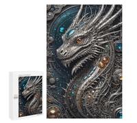 Puzzle per Adolescenti 1000 PCS Steampunk Galactic Dragon Puzzle per Adulti Gioco Di Ingegio Decorazione della Casa Regali per Ridurre Lo Stress 1000 PCS
