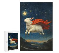 Puzzle Per Adolescenti 1000 PCS Super Sheep Flying Puzzle Giocattolo Decorazione Da Parete Decorazione Per La Casa Regali Unici Di Compleanno E Natale 1000 PCS