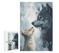 Puzzle Per Adolescenti 1000 PCS The Bond of Wolves Puzzle Divertenti Da Assemblare, Modelli, Regali Unici Per Compleanno E Natale 1000 PCS