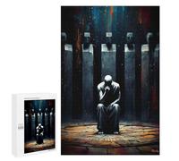 Puzzle Per Adolescenti 1000 PCS The Monument to The First Lie - The One Who Lowered His Gaze Puzzle Per Adulti Gioco Rompicapo Assemblaggio Di Modelli Interazione Genitore-figlio 1000 PCS