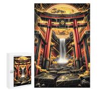 Puzzle Per Adolescenti 1000 PCS Torii Waterfall Gate Puzzle Per Adulti Giochi Rilassanti Per Divertimento in Famiglia Regali Di Natale E Compleanno 1000 PCS