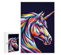 Puzzle Per Adolescenti 1000 PCS Unicorn Wpap Pop Art Puzzle Per Adolescenti Giocattoli Fai Da Te Vacanze A Casa Passatempo Divertimento Attività A Casa, 1000 PCS