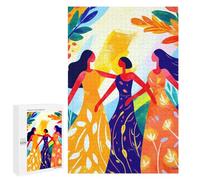 Puzzle Per Adolescenti 1000 PCS Vivid Fauvist Vision of The Three Graces Puzzle Per Adolescenti Giocattolo Decorazione Da Parete Ma Divertente E Umoristico Unico Compleanno E Regali 1000 PCS