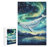 Puzzle Per Adolescenti 1000 PCS Whale in Celestial Sky Puzzle Per Adolescenti Corsa Di Velocità Manuale Difficile E Impegnativo Gioco Divertente Per Tutta La Famiglia 1000 PCS