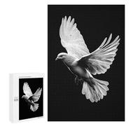 Puzzle Per Adolescenti 1000 PCS White Dove In Flight Puzzle Divertenti Da Assemblare, Modelli, Regali Unici Per Compleanno E Natale 1000 PCS