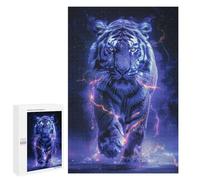 Puzzle Per Adolescenti 1000 PCS White Tiger Space Animal Puzzle Per Adulti Giochi Rilassanti Ma Divertenti E Umoristici Regali Unici Per Compleanno E Natale 1000 PCS