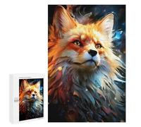 Puzzle Per Adolescenti 1000 PCS Wild Fox Art Puzzle Giochi Rilassanti Decorazione Per La Casa Regali Unici Per Compleanno 1000 PCS