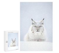 Puzzle Per Adolescenti 1000 PCS Wild Snow Lynx Spirit Cat Puzzle Antistress Decorazione Per La Casa Regali Unici Per Compleanno E Natale 1000 PCS