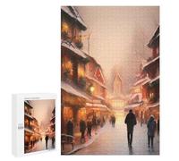 Puzzle Per Adolescenti 1000 PCS Winter Warmth Puzzle Per Adulti Giochi Rilassanti Assemblaggio Di Modelli Interazione Genitore-figlio 1000 PCS