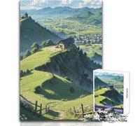 Puzzle per adolescenti 1000 pezzi A Long Way to The Village Giocattoli Giochi educativi Sfida difficile Regali di Babbo Natale segreto Dimensioni 50x75cm