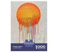 Puzzle Per Adolescenti 1000 Pezzi Abstract Dripping Paintings Puzzle Per Adulti Gioco Pratico Difficile Divertente Attività A Casa, 52x38cm/1000pcs