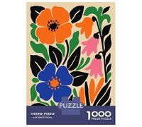 Puzzle Per Adolescenti 1000 Pezzi Abstract Floral Composition Puzzle Per Adulti Giocattolo Decorazione Da Parete Un'opera D'arte Regali Unici Per Compleanno E Altro 70x50cm/1000pcs