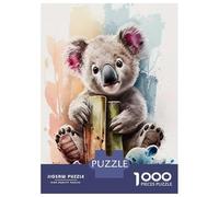 Puzzle Per Adolescenti 1000 Pezzi Adorable Koala Puzzle Per Adulti Gioco Pratico Decorazione Perfetta Compleanni E Regali 38x26cm/1000pcs