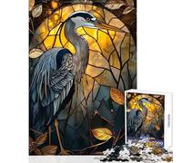 Puzzle per adolescenti 1000 pezzi Airone Kintsugi Art Giocattoli antistress Regali di Babbo Natale segreto Gioco rompicapo Attività divertenti a casa dimensioni 50x75cm