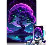Puzzle per adolescenti 1000 pezzi Albero della vita 1000 pezzi per adulti, antistress, per ammazzare il tempo durante le vacanze, per migliorare l'amore tra coppie (dimensioni 38x26cm)