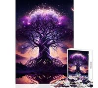 Puzzle per adolescenti 1000 pezzi Albero della vita fantasy Giocattolo educativo Regali di Babbo Natale segreto Gioco pratico Migliora l'amore tra coppie Dimensioni 38x26cm