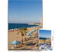 Puzzle per adolescenti 1000 pezzi Alessandria Beachfront Gioco stimolante Giocattoli Attività per la famiglia Giocattolo educativo Dimensioni 38x52cm