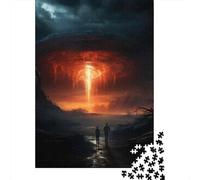 Puzzle Per Adolescenti 1000 Pezzi Alien Encounter The Gateway to Another World Puzzle Per Adulti Gioco Pratico Difficile Divertente Attività A Casa, 70x50cm/1000pcs