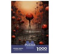 Puzzle Per Adolescenti 1000 Pezzi Alien Jellyfish Landscape Puzzle Per Adulti Gioco Pratico Difficile Divertente Attività A Casa, 70x50cm/1000pcs