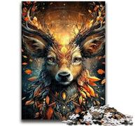 Puzzle per adolescenti 1000 pezzi Animali Cervo per e dai 14 anni in su Gioca giocattoli perché è ideale come regalo per tutta la famiglia 38x26cm