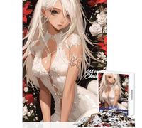Puzzle per adolescenti 1000 pezzi Anime Christmas Girl Giocattolo educativo Ottimo regalo per giochi divertenti Giochi decompressivi Intellettuale dimensioni 38x52cm