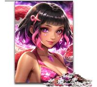 Puzzle per adolescenti 1000 pezzi Anime Elf Girl, giocattoli educativi ideali come regalo per tutta la famiglia dai 14 anni in su (dimensioni 26x38cm)